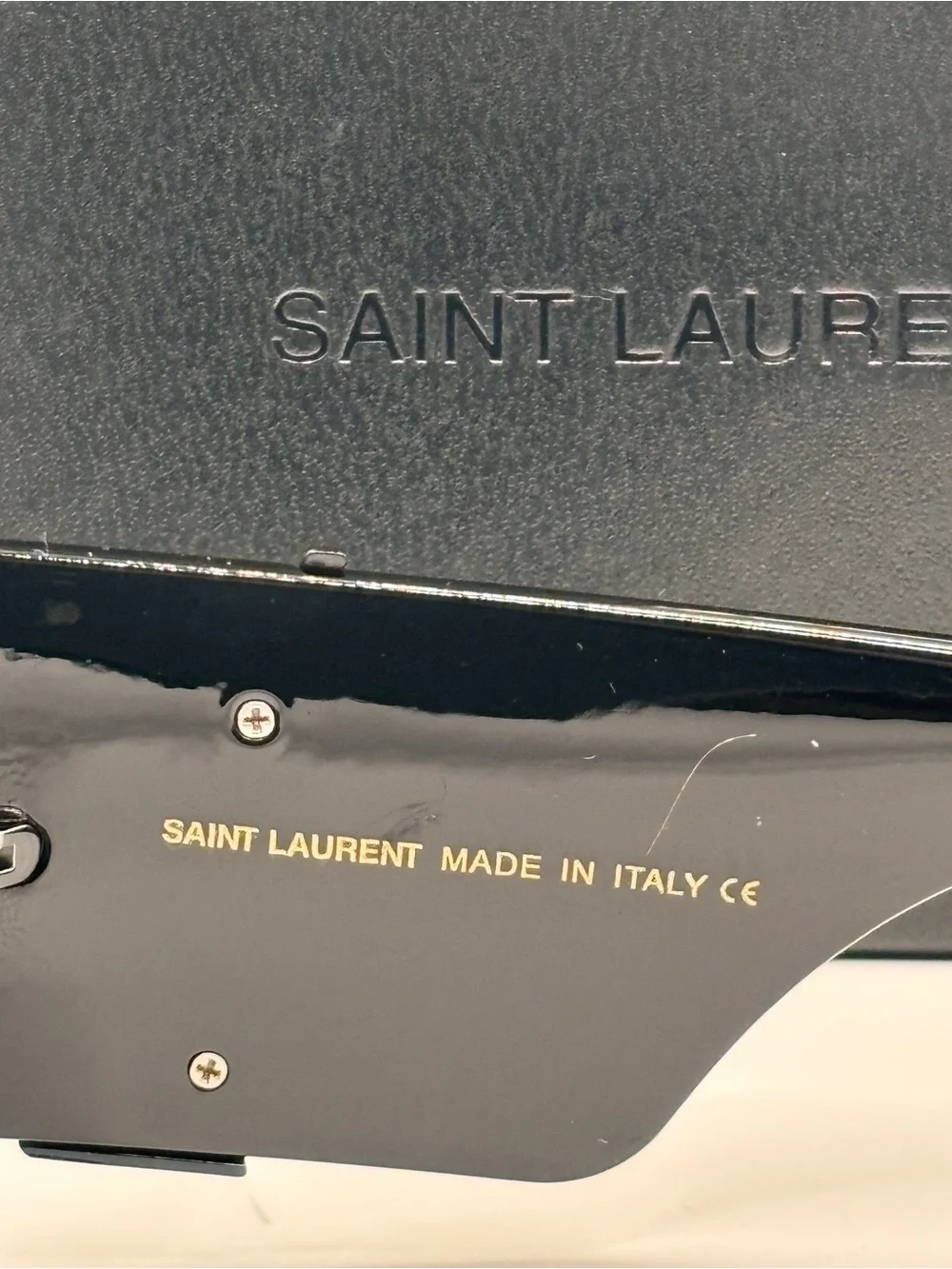 Yves Saint Laurent Black Cat-Eye Sunglasses